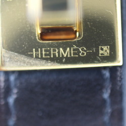 HERMES Hermes DRAG DOUBLE TOUR drag double tour bracelet notation size T1 box calf black brown series gold metal fittings X stamp