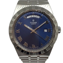 TUDOR Tudor Royal 28600 Day Date Watch Blue Dial Roman Numeral Stainless Steel SS Belt Life Waterproof AT Automatic Winding Kimen