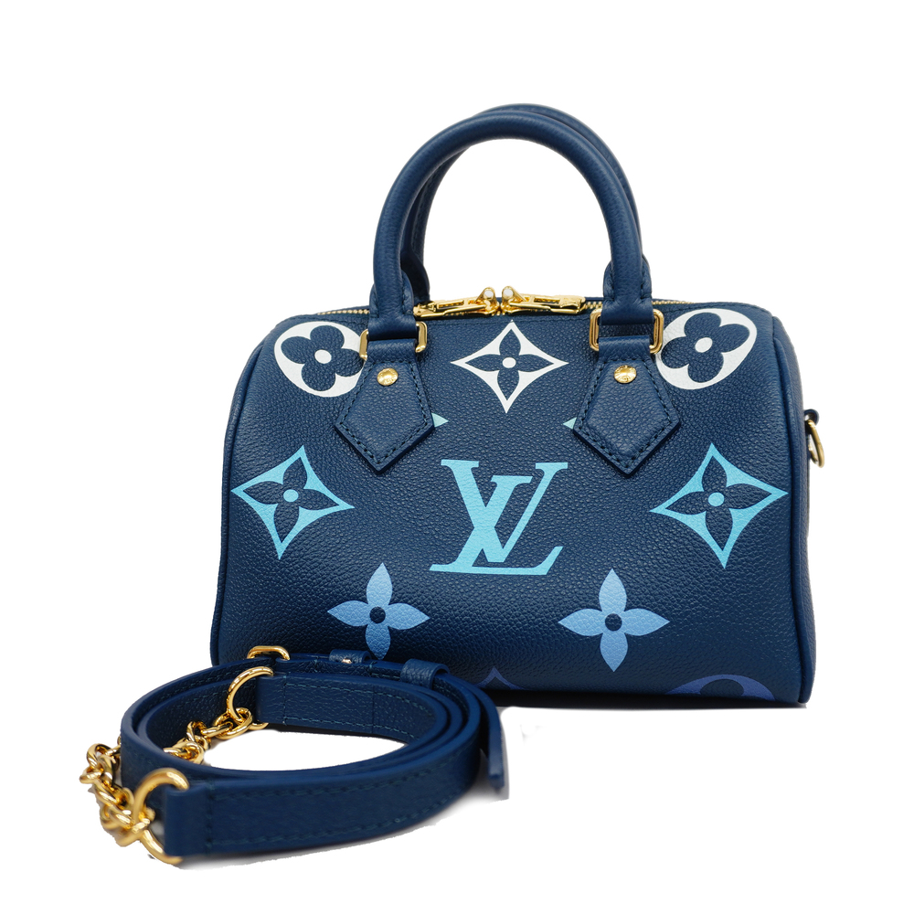 Louis Vuitton Monogram Empreinte Speedy Bandouliere 20 Hand Bag