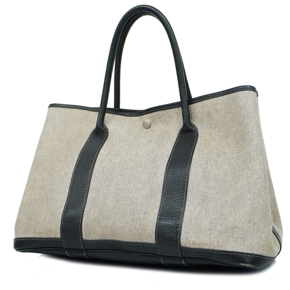 HERMES] Hermes Airbag Bag PM Towar Ash Beige/Black □ H engraved