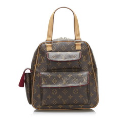 Louis Vuitton Monogram Exantry Cite Handbag M51161 Brown PVC Leather Ladies LOUIS VUITTON