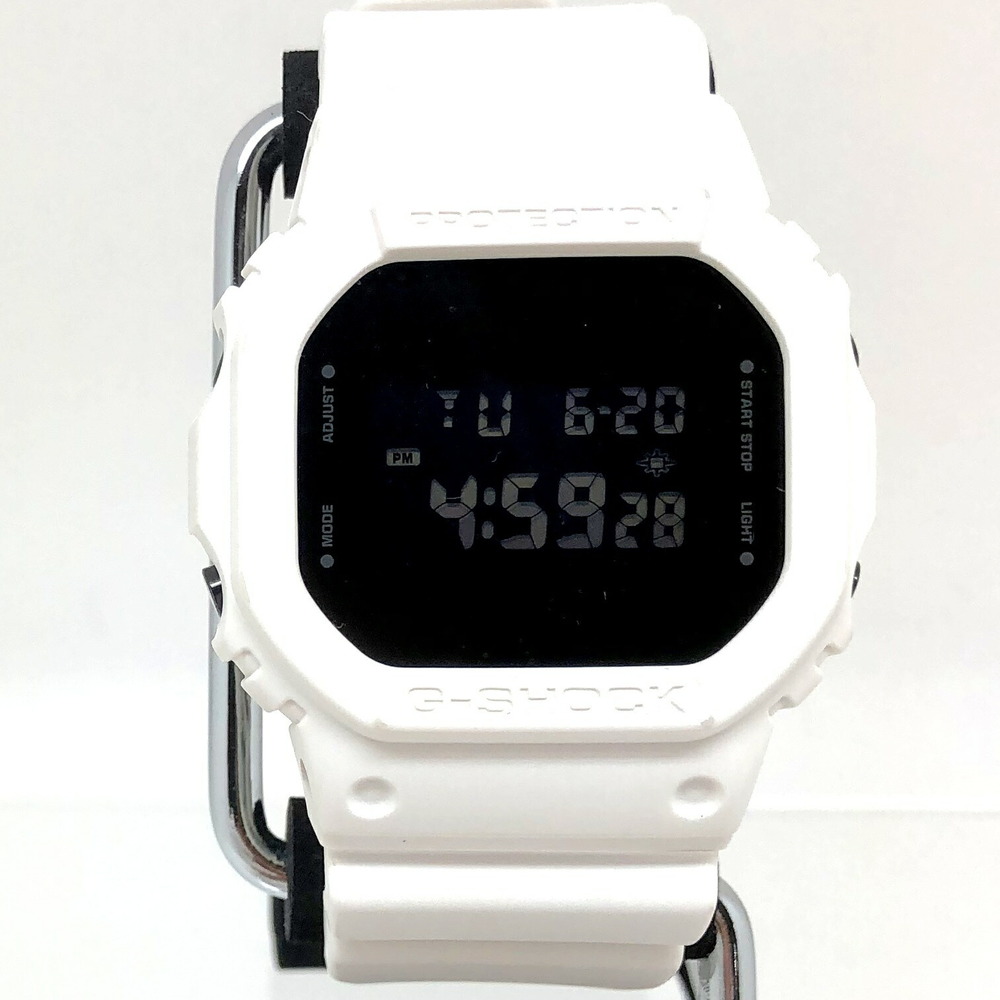 G-SHOCK G shock CASIO Casio watch DW-5600VT STUDIOUS studios collaboration  double name digital quartz white men's casual | eLADY Globazone