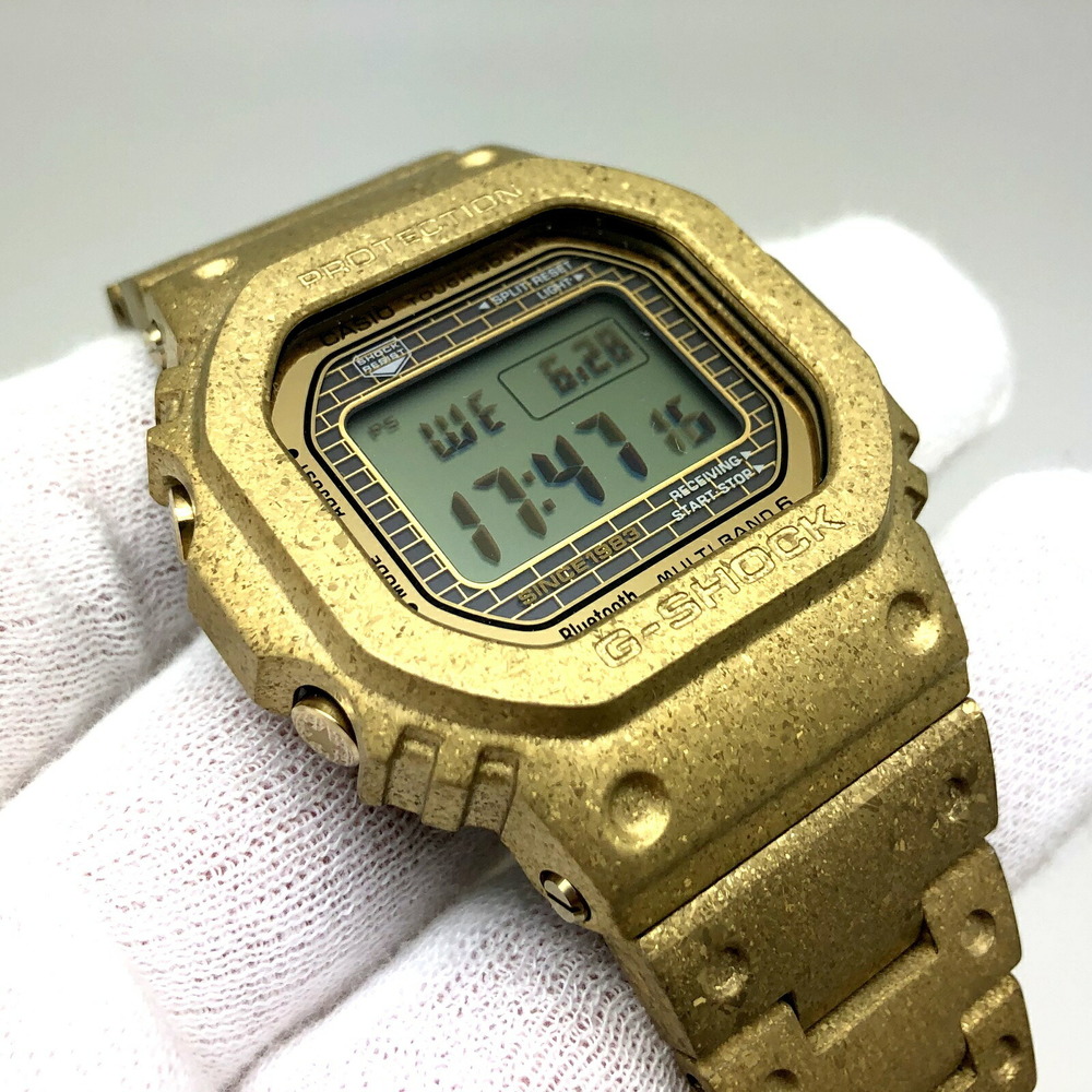 G-SHOCK CASIO Casio watch GMW-B5000PG-9JR 40th Anniversary RECRYSTALLIZED  gold digital electric wave solar men's Mikunigaoka store ITWAURVQQSWO |