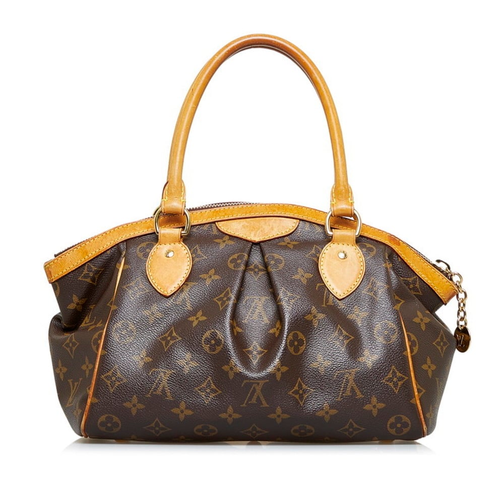 Louis Vuitton Monogram Tivoli PM Handbag Tote Bag M40143 Brown PVC Leather  Ladies LOUIS VUITTON