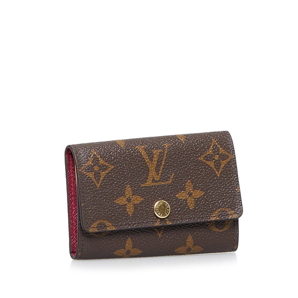 Louis Vuitton Monogram Canvas Fuchsia Multicles 4 Key Holder