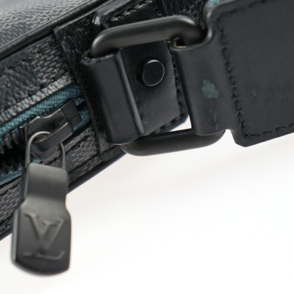 Gray Louis Vuitton Taurillon Alpha Messenger Crossbody Bag