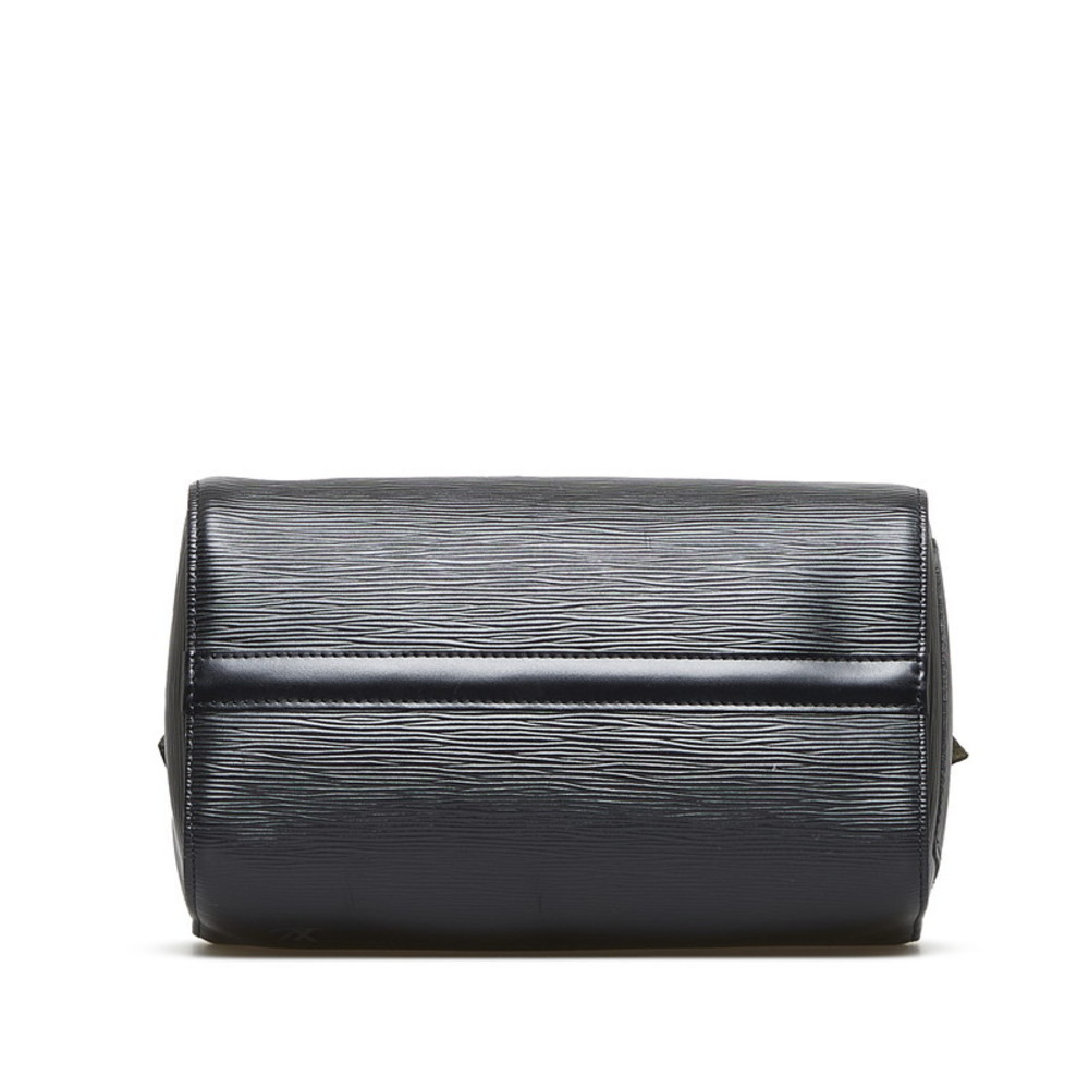 Louis-Vuitton-Epi-Speedy-25-Boston-Bag-Hand-Bag-Noir-Black-M43012
