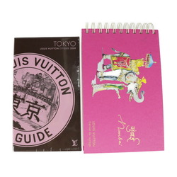 LOUIS VUITTON Louis Vuitton Tokyo Guidebook 2009 Leiji Matsumoto Collaboration R07125 Paper Pink Multicolor India Mumbai Carnet de voyage travelogue with picture book