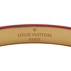 LOUIS VUITTON Louis Vuitton cuff nanogram bracelet M67197 notation size S metal red gold fittings