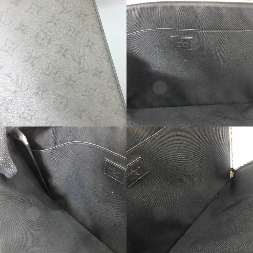 Louis Vuitton Bag Pochette Jules GM Black x White DSMG Kim Jones  Collaboration Clutch Second Men's Monogram Eclipse LOUISVUITTON