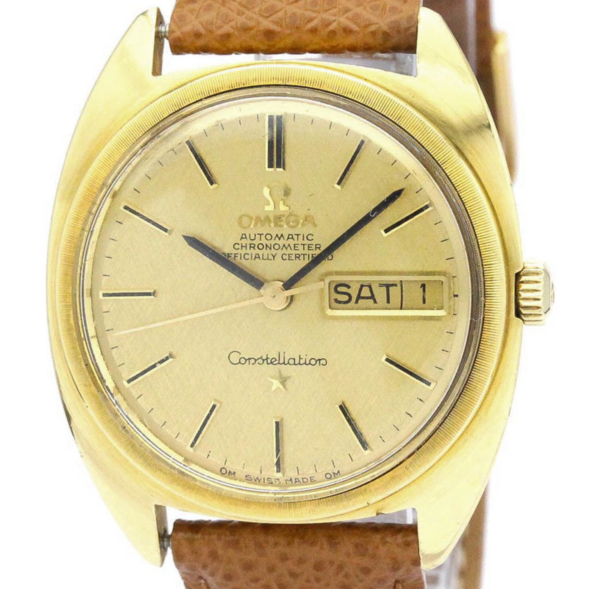 OMEGA Constellation Day Date Cal 751 18K Gold Automatic Watch 168.019 BF561270