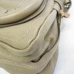 Chloé Paraty Medium Women's Leather Handbag,Shoulder Bag Grayish