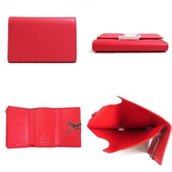Louis Vuitton LOUIS VUITTON Trifold Wallet Infinity Dot LV x YK  Portefeuille Capucine Compact Maxi Leather Rouge Women's M82113 99569f |  eLADY