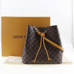 Louis Vuitton Neonoe N40213 Damier Canvas Brown Women's Shoulder Bag