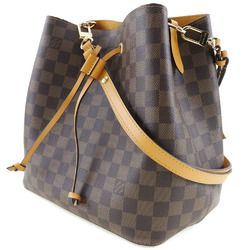 Louis Vuitton Neonoe N40213 Damier Canvas Brown Women's Shoulder Bag