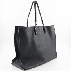 Balenciaga Paper Tote 387480 Leather Black Unisex Bag