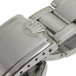 Rolex Big Oyster Precision Rivet Bracelet cal.1210 6424 Stainless Steel Silver Manual Winding Men's White Dial Watch