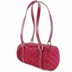 Louis Vuitton Little Papillon M92353 Monogram Satin Red TH0092 Women's Handbag