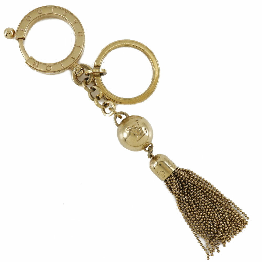 Louis Vuitton Portocre Swing Back Charm Key Ring M65997 Gold Plated Unisex  Keychain