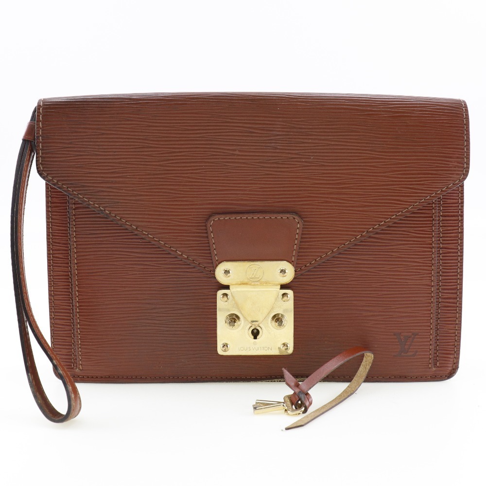 Louis Vuitton Serie Dragonne Epi Leather Brown TH0928 Men's Second Bag