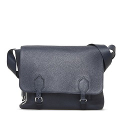 LOUIS VUITTON Louis Vuitton S Lock Sling Bag Monogram Waist M58487  Taurillon Leather Noir Pouch