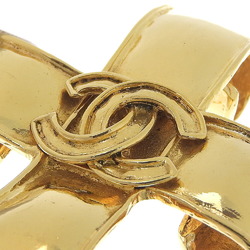 Chanel Cross Cocomark Vintage Gold Plated 94P Women's Brooch