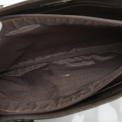 Burberry Nova Check Handbag Beige Brown Canvas Leather Ladies BURBERRY