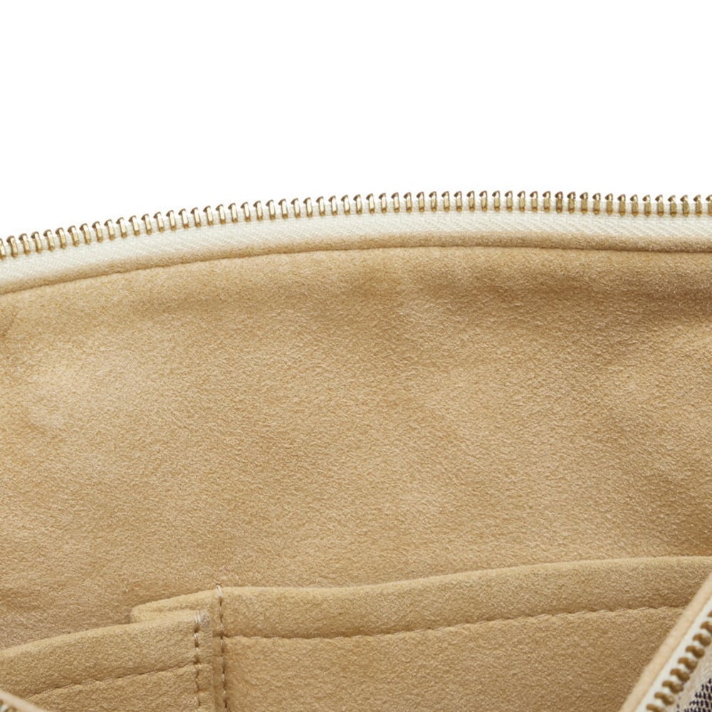 Louis Vuitton Damier Azur Saleya PM Handbag Tote Bag N51186 White PVC  Leather Ladies LOUIS VUITTON