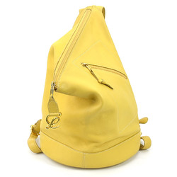 Loewe LOEWE rucksack leather yellow gold unisex e55931a
