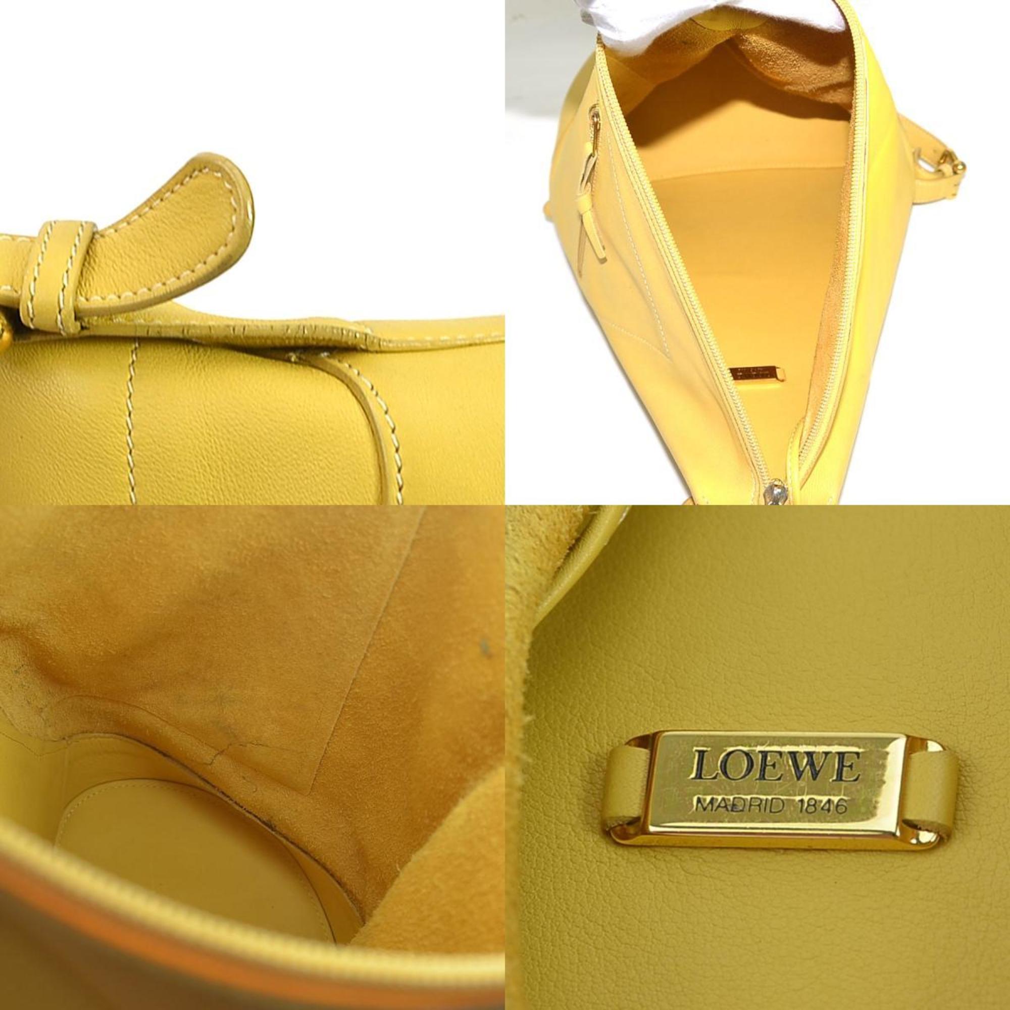 Loewe LOEWE rucksack leather yellow gold unisex e55931a