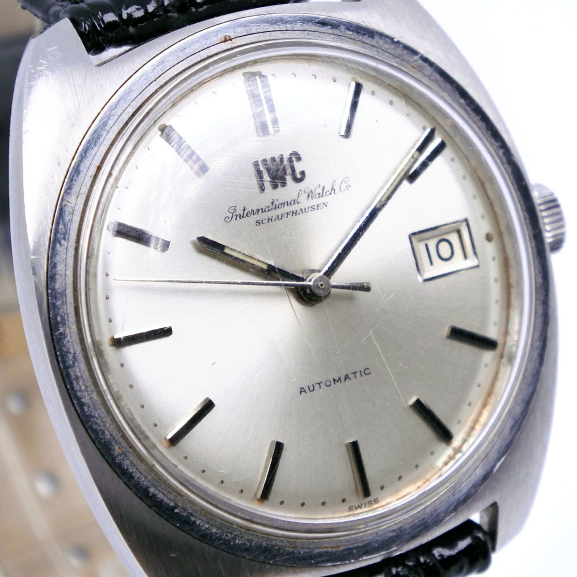 IWC Old Inter cal.8541B R819AD Stainless Steel Silver Automatic Men's Dial Watch