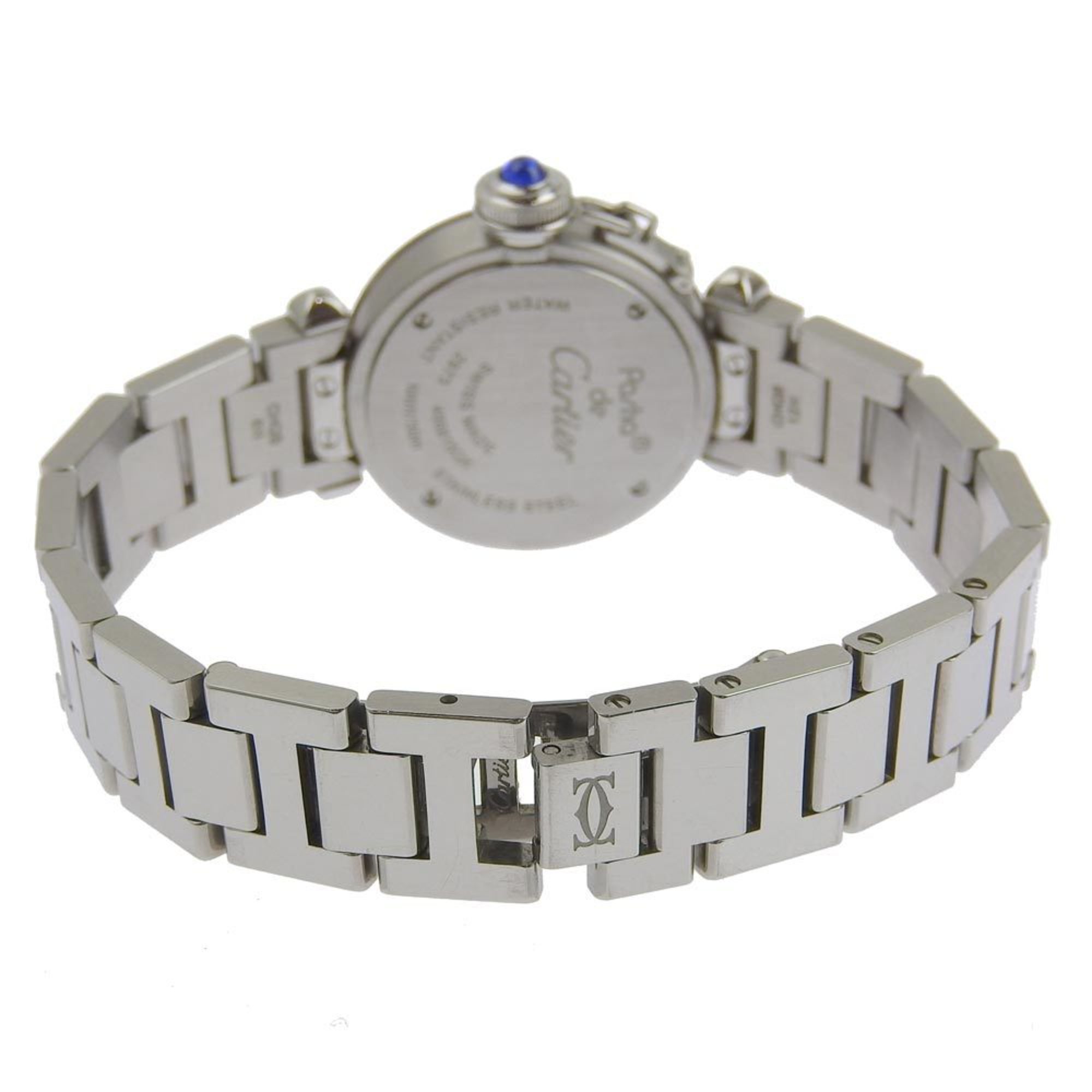 Cartier Mispasha W3140007 Stainless Steel Silver Quartz Analog Display Ladies Dial Watch