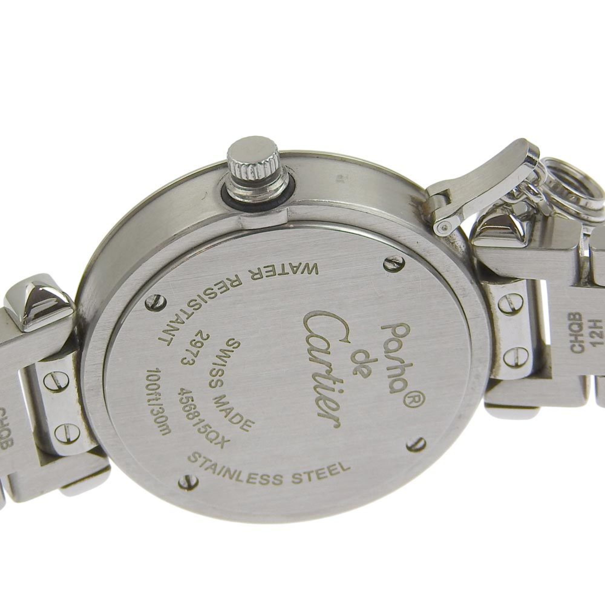 Cartier Mispasha W3140007 Stainless Steel Silver Quartz Analog Display Ladies Dial Watch