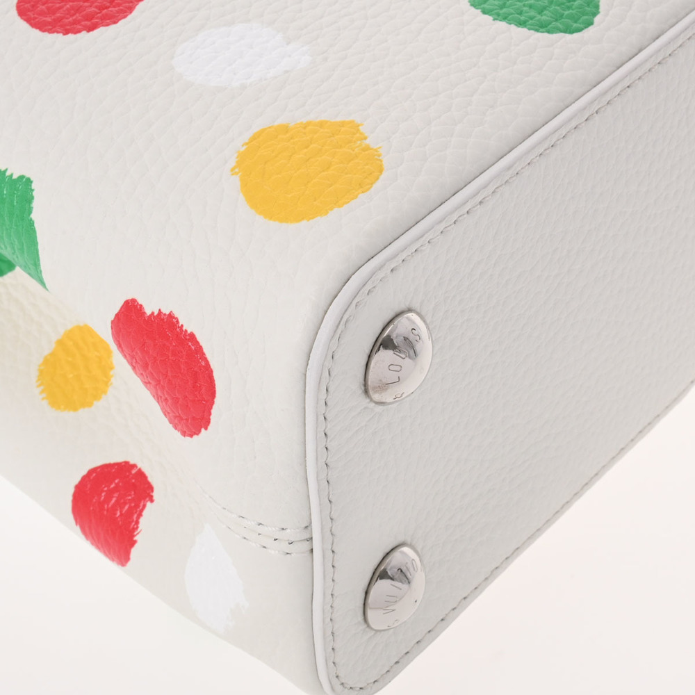 Louis Vuitton x YK White/Multicolor Taurillon Leather Capucines BB Bag -  Yoogi's Closet