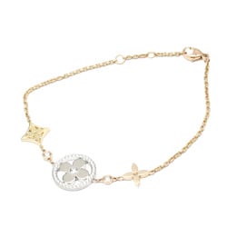 Louis Vuitton bracelet, Idylle collection, charms, yellow gold, white