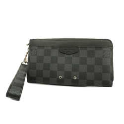 LOUIS VUITTON Damier Graphite Zippy Dragonne Long Wallet N60379 LV