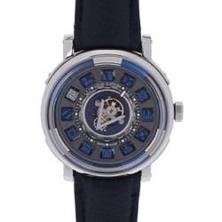 LOUIS VUITTON Louis Vuitton Escale Spin Time Blue Center Tourbillon Men's Ti Pt Leather Watch Dial