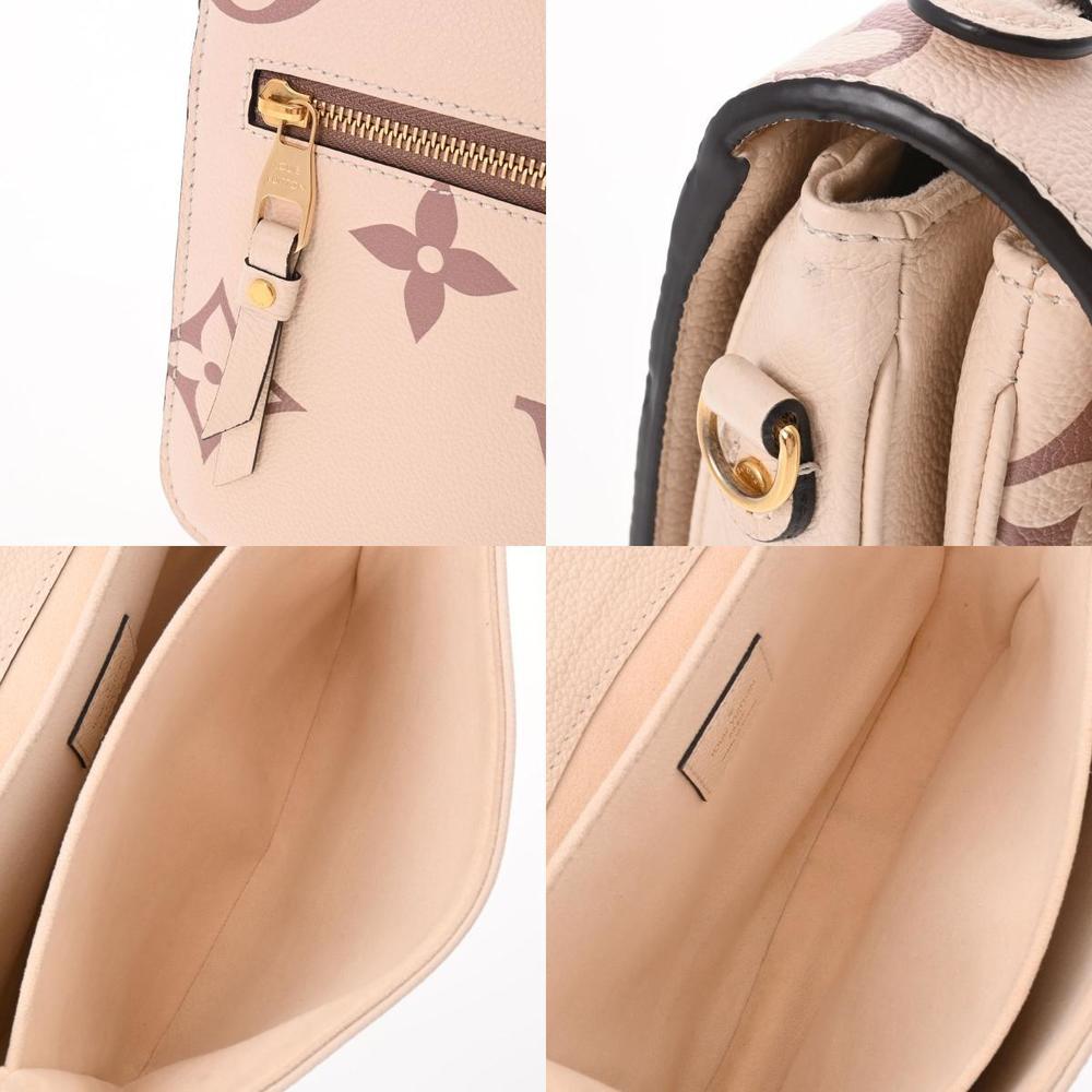 LOUIS VUITTON Louis Vuitton Monogram Implant Pochette Metis MM Claim Bois  de Rose M45596 Bag