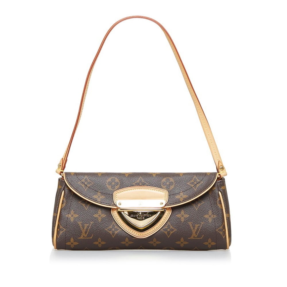 Louis Vuitton Monogram Pochette Beverly Shoulder Bag M40122 Brown