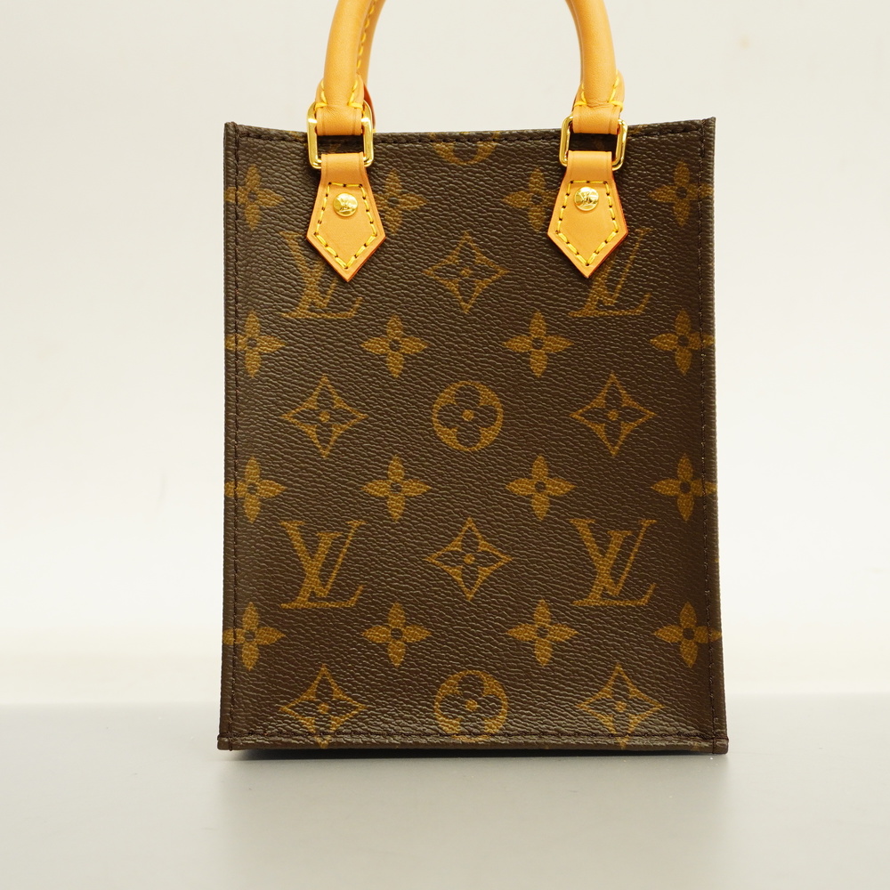 Louis Vuitton Monogram 2way Bag Petite Sac Plastic Women's Handbag