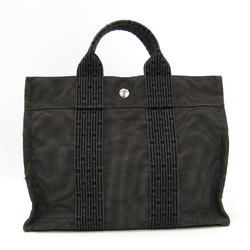 Hermes Her Line PM Unisex Polyamide,Polyester Tote Bag Gray