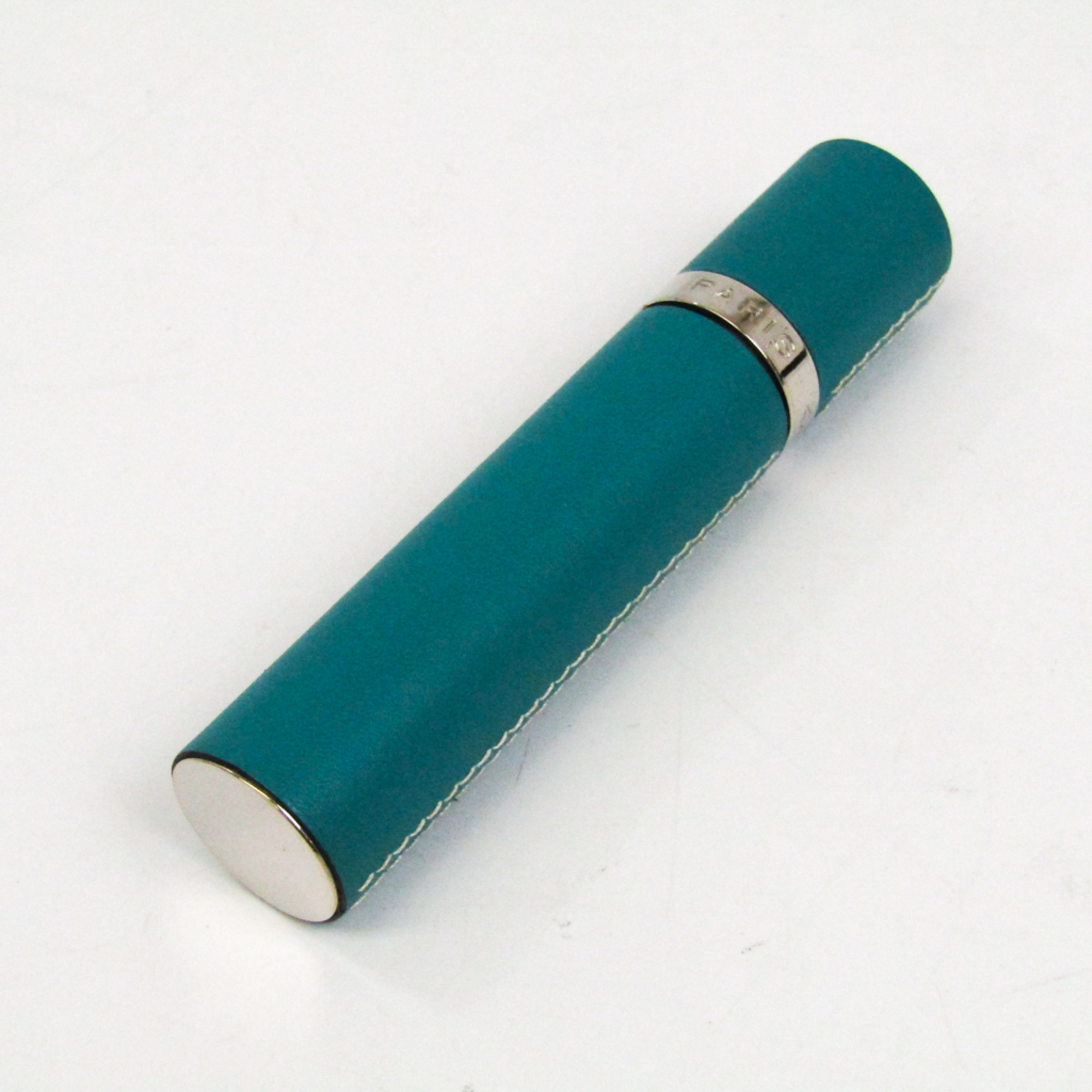 Hermes Leather Accessory Green Refillable atomizer