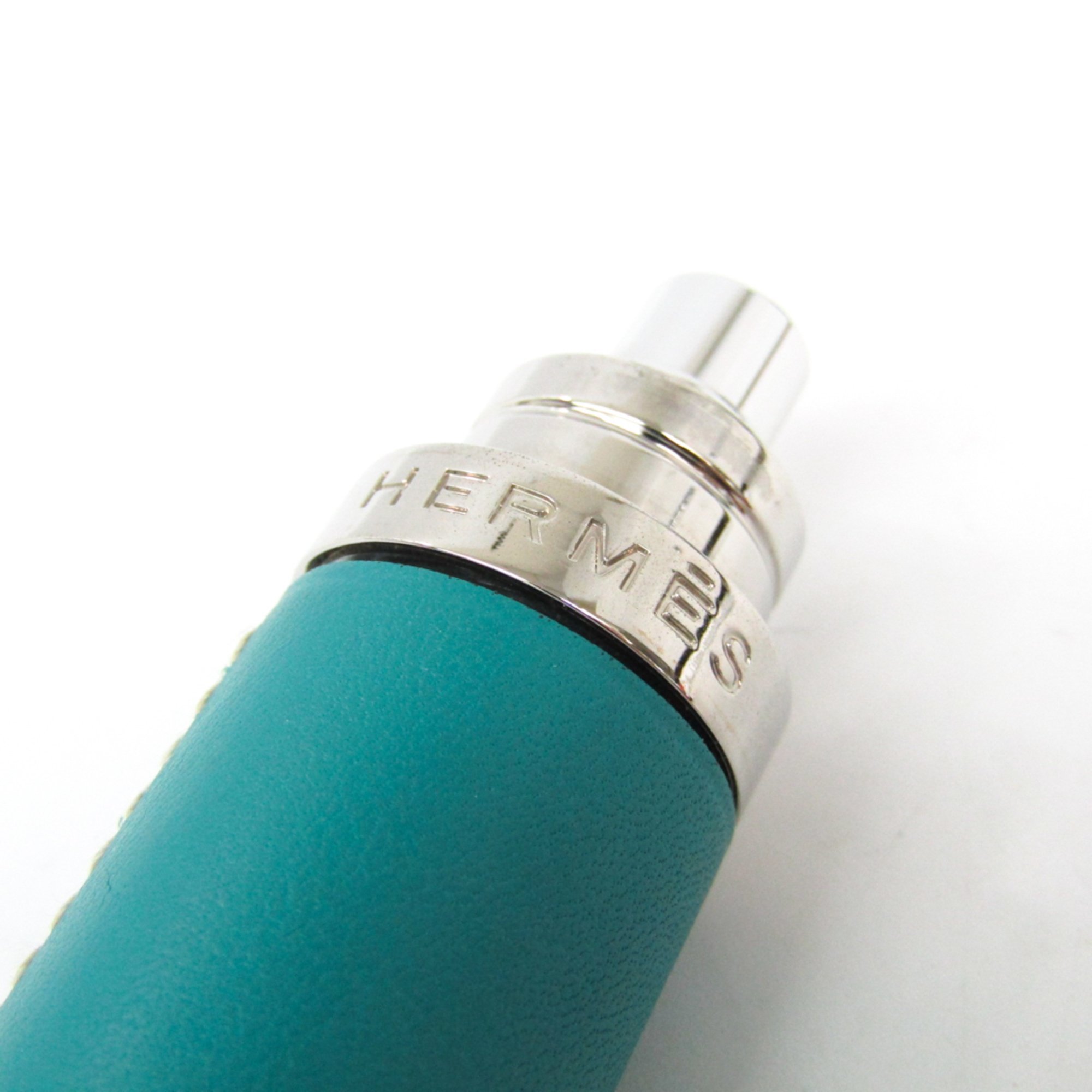 Hermes Leather Accessory Green Refillable atomizer