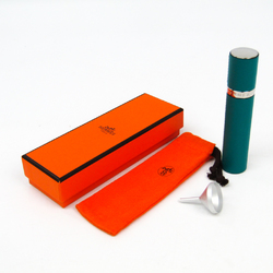 Hermes Leather Accessory Green Refillable atomizer