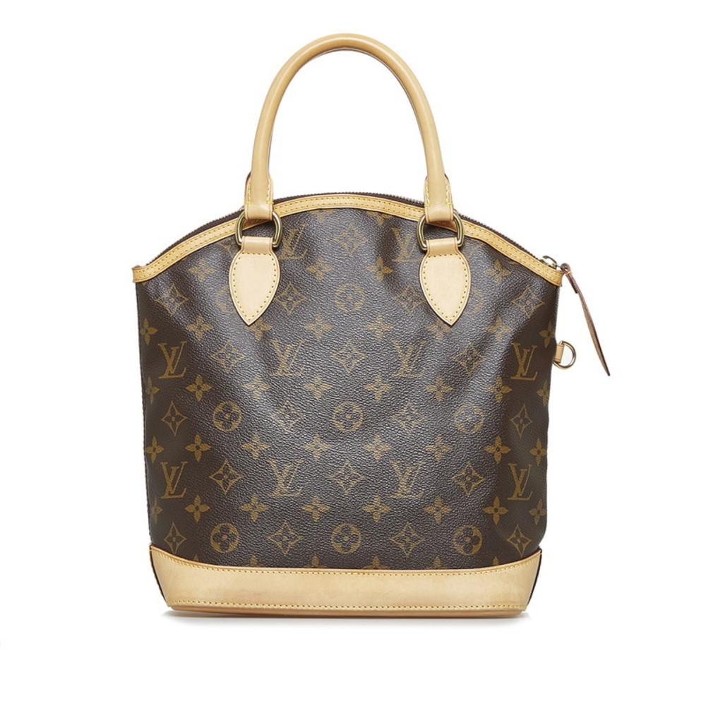 Louis Vuitton Monogram Lockit Handbag M40102 Brown PVC Leather Ladies LOUIS  VUITTON