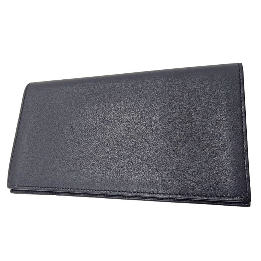 HERMES CITIZEN TWILL Card Holder - Black. Used and Excellent