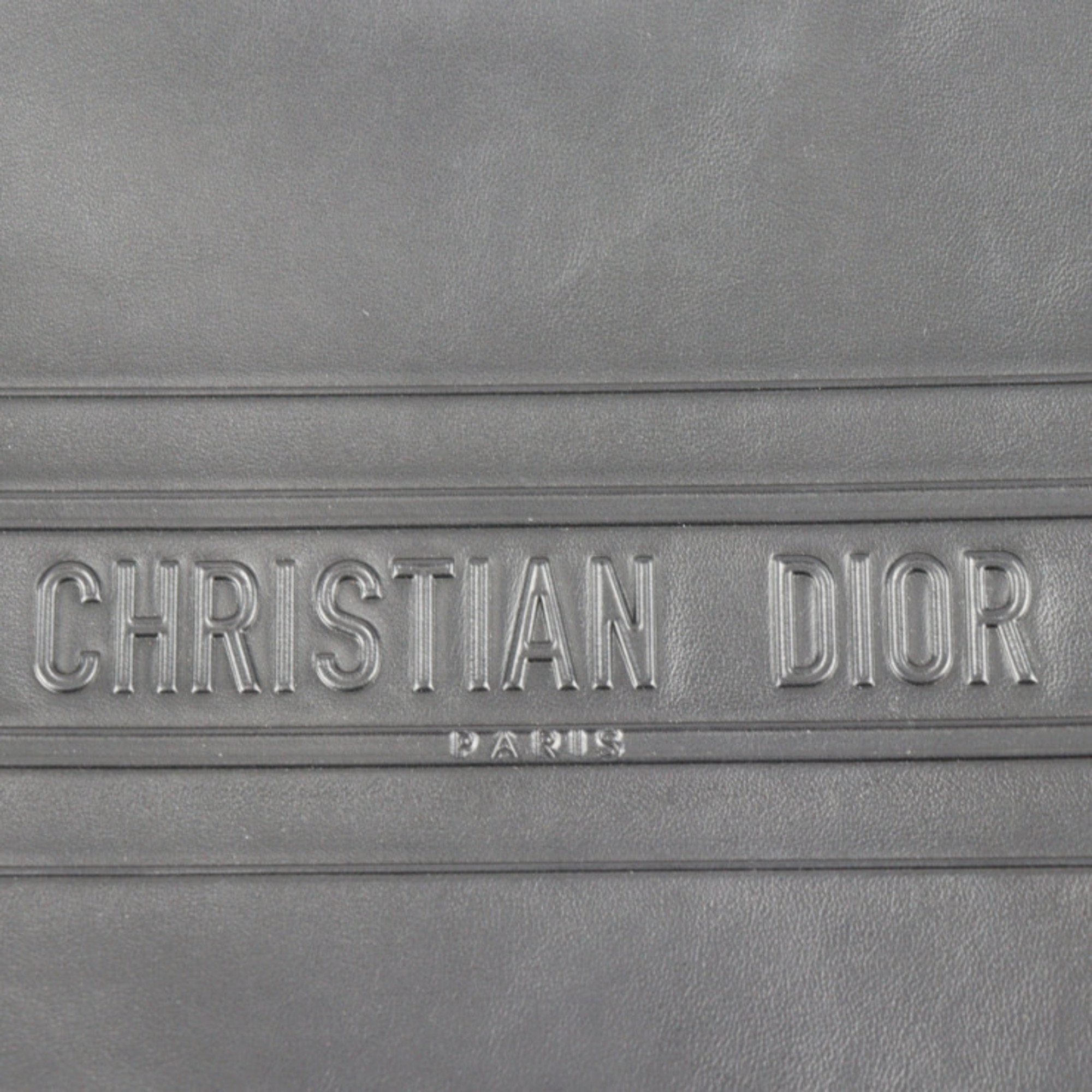 Christian Dior clutch bag 19S5543CGSB leather black gold metal fittings