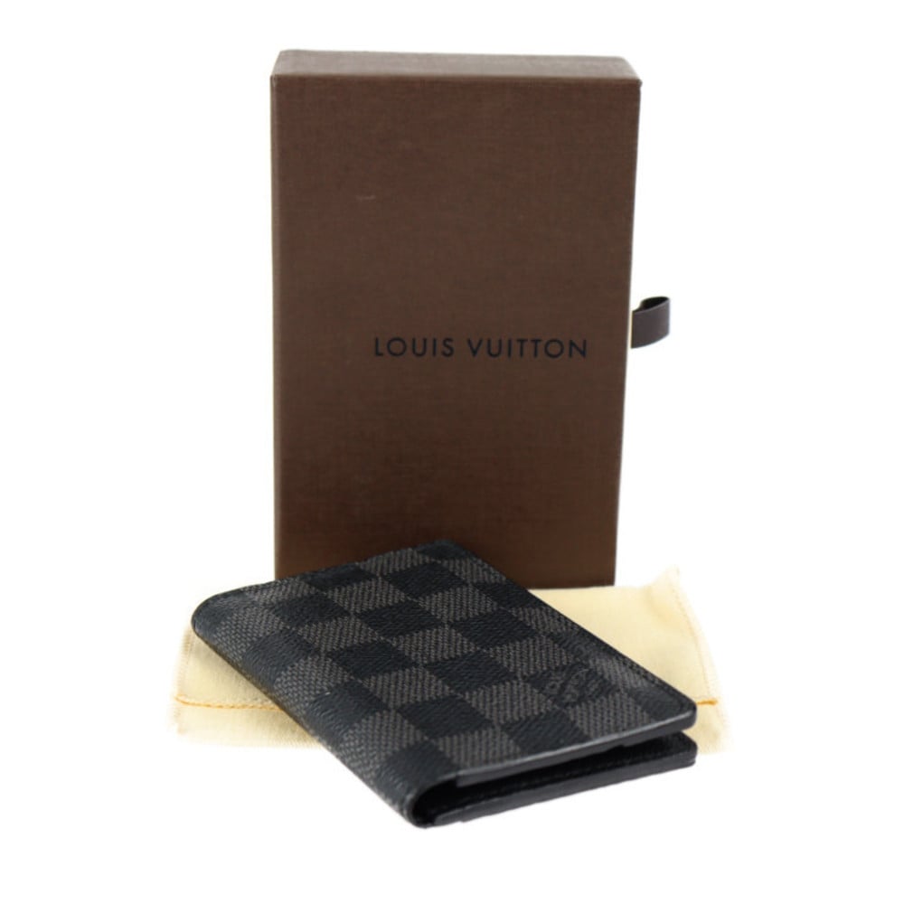 LOUIS VUITTON Blue Wallet Card Holder 2014 ORG. De POCHE DAM. COB