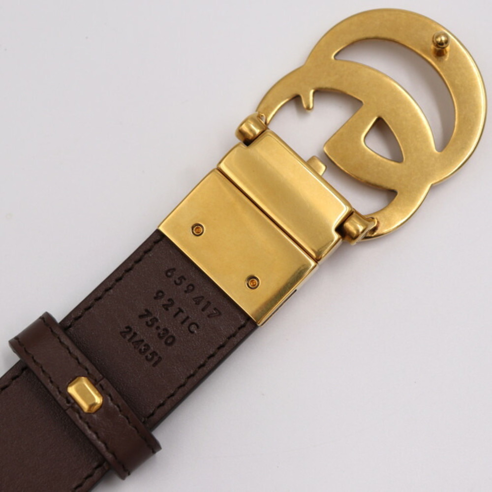 GG Marmont Supreme Canvas Belt in Beige - Gucci