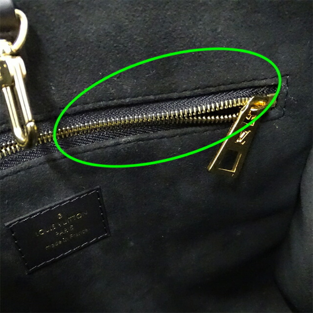 Louis Vuitton M45653 On-The-Go Pm Handbag Tote Bag Amplant Noir Black 2Way